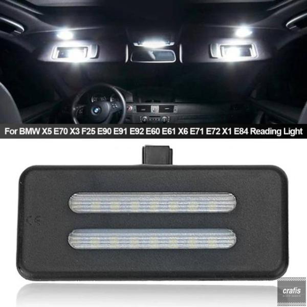 並行輸入品 BMW X5 E70 X3 F25 E90 E91 E92 E60 E66 E71 用省エネ型車内 LED サンバイザー バニティミラーランプ パー