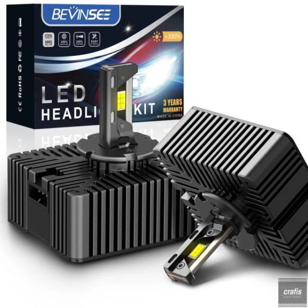 並行輸入品 アウディ D5S LED 80W D3S D3R D1S D1R D2S D2R CANBUS ヘッドライト オート HID キセノン A3 A4 