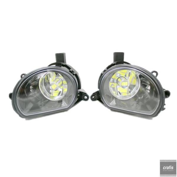 並行輸入品 アウディ Q7 用 LED ライト フロント フォグランプ バルブ 2個セット 38961 パーツ 部品