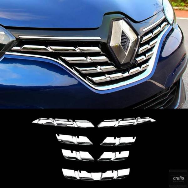 並行輸入品 ルノー カジャー 2016 2017 2018 用カーインテークグリルカバー トリムアクセサリー パーツ 部品