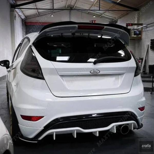 並行輸入品 フォード フィエスタ ST-Line MK6 MK6.5 MK7 ハッチバック 2008-2017 用 ブラック カーリア ルーフ スポイラー ウィ