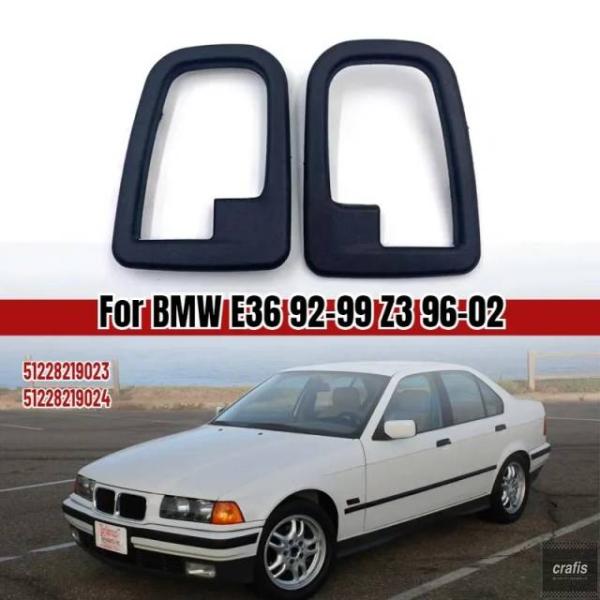 並行輸入品 BMW E36 Z3 車内 ドアハンドルカバー トリム 92-99 96-02 51228219023 51228219024 パーツ 部品