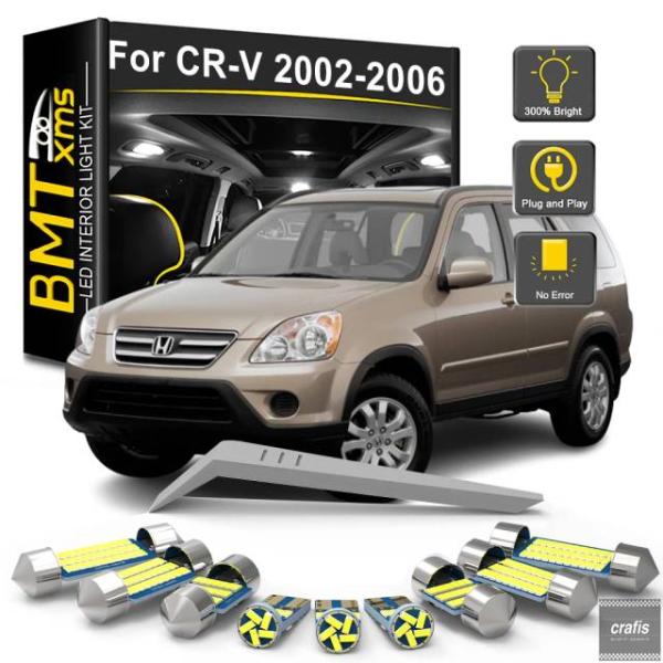 並行輸入品 ホンダ BMTxms Canbus CRV CR-V II MK2 2006 車用 LED インテリア ライト 車内 ドーム トランクランプ 9個 
