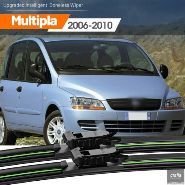 並行輸入品 フィアット ムルティプラ 2006-2010 フロント ガラス ワイパー ブレード 2007 2008 2009 フロントガラス ウィンドウ アクセ