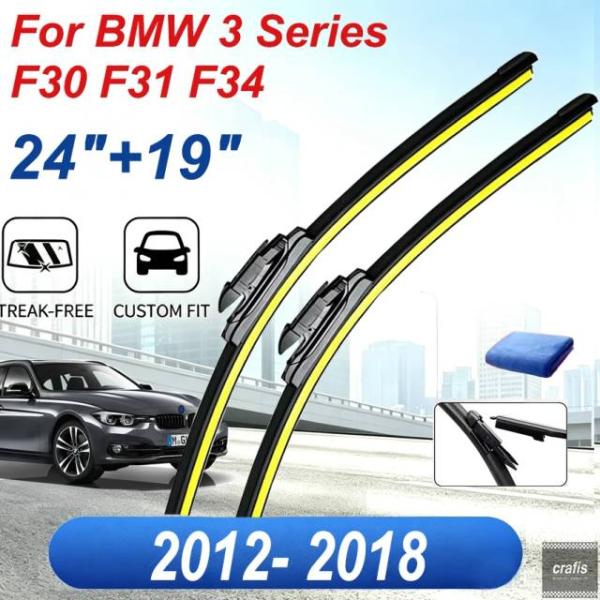 並行輸入品 BMW 3 シリーズ F30 F31 F34 GT 2012-2018 用 ワイパー ブレード ブラシ フロントガラス アクセサリー ウォッシャー 