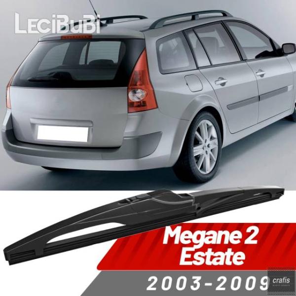 並行輸入品 ルノー メガーヌ 2 エステート 2003-2009 用リア ウインドシールド ワイパー ブレード ウインドスクリーン アクセサリー 2008 38