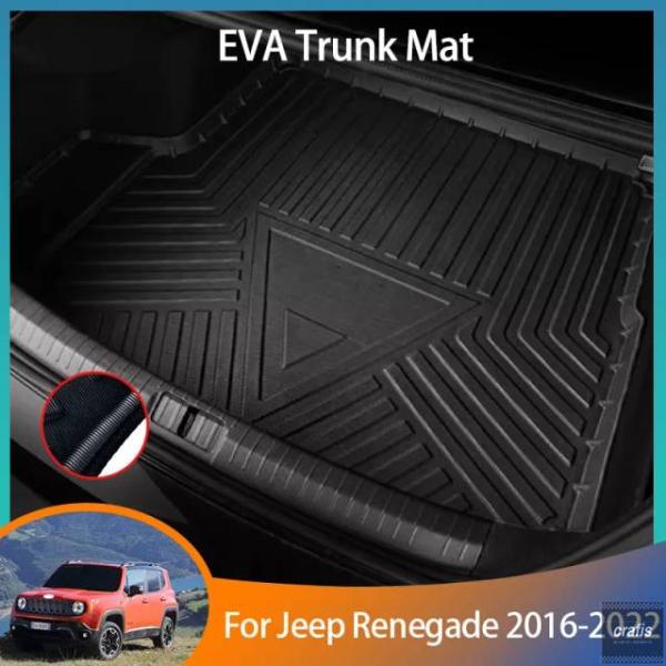 並行輸入品 ジープ レネゲード BU 2016 - 19 2020 2021 2022 用アクセサリー 車用 EVA トランクマット トレイ ライナー カーゴブ