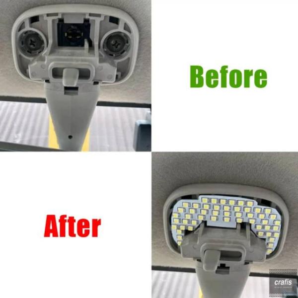 並行輸入品 スズキ ジムニー シエラ JB23 JB33 JB43 JB53 1998-2018 車内ドームマップルーフライト LED Canbus バルブ 1