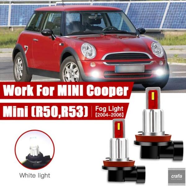 並行輸入品 ミニ R50 R53 2004 2005 2006 用 LED 車用 フォグランプ H11 H8 フロント フォグライト バルブ アクセサリー Ca