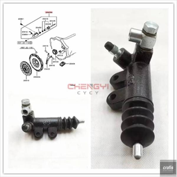 並行輸入品 パジェロ モンテロ IO ピニン 1998-2006 用クラッチ リリース シリンダー アセンブリ H65W H66W H67W H76W H77W MR410188 パーツ 部品