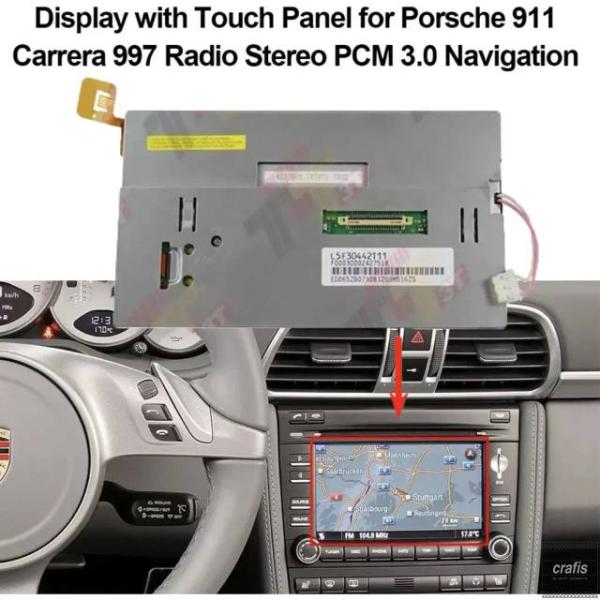 並行輸入品 ポルシェ カイエン 911 997 ボクスター ケイマン 987 ラジオ ステレオ PCM 3.0 ナビ カーオーディオ ビデオスクリーンタッチパネ