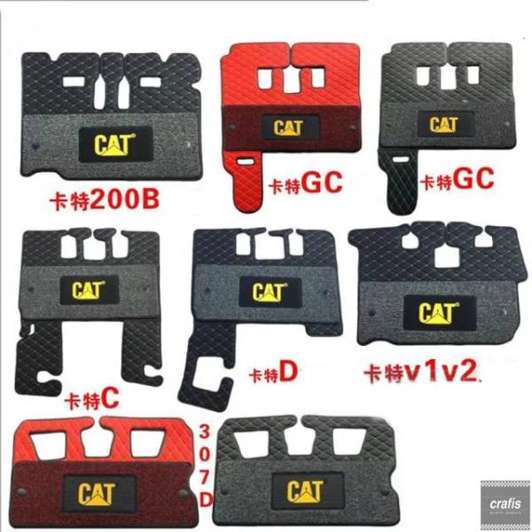 並行輸入品 キャタピラー Cat 307 312 320 336b c d d2gc 用油圧ショベルキャブ フロアマット パーツ 部品