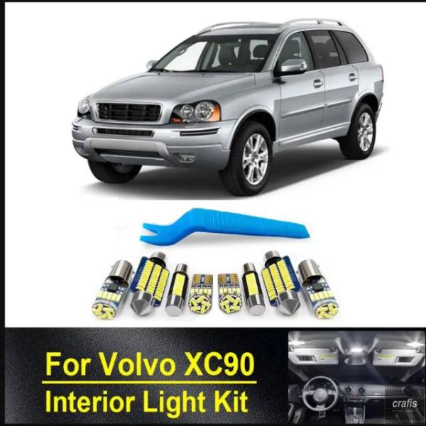並行輸入品 ボルボ XC90 I MK1 275 2002-2010 - 2013 2014 用カーキャンバス LED 室内灯バルブキット 車内 パーツ 部品