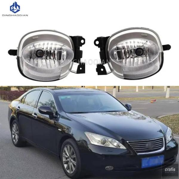 並行輸入品 レクサス ES350 2007-2009 用フロント バンパー フォグランプ ドライビングランプ ヘッドライト フロント ランニング パーツ 部品