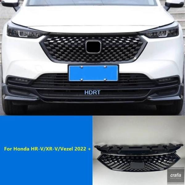 並行輸入品 ホンダ HR-V XR-V ヴェゼル 2022 + フロント フェイス レーシンググリル カバー カースタイル プロテクター 装飾 アクセサリー ステッカ パーツ 部品