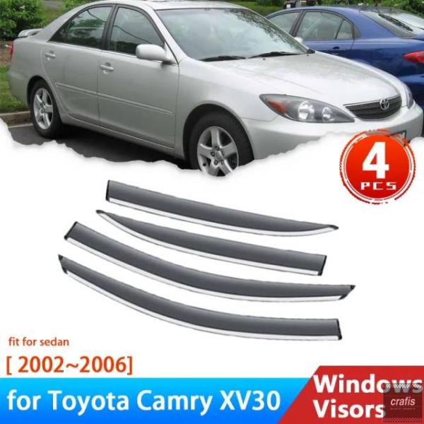 並行輸入品 トヨタ カムリ XV30 30 ダイハツ アルティス セダン 2002〜2006 用ディフレクター アクセサリー 車用サイドウィンドウバイザー レイ