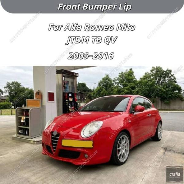 並行輸入品 アルファロメオ ミト 2013 - 16 JTDM TB QV 用フロント バンパーリップ カバー スポイラースプリッター カーガード 40148 