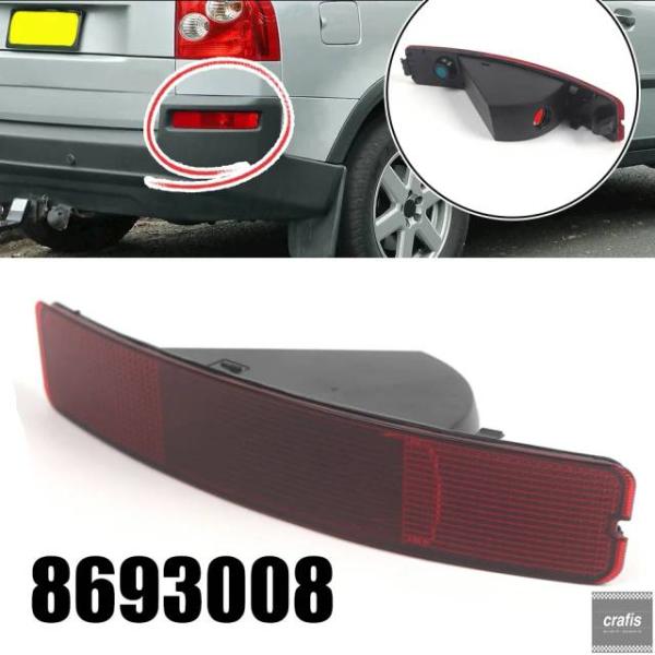 並行輸入品 ボルボ XC90 2003-2006 用リアバンパーライト 右側 左側 赤色レンズ テール ブレーキライト フォグランプ カーライト アクセサリー 
