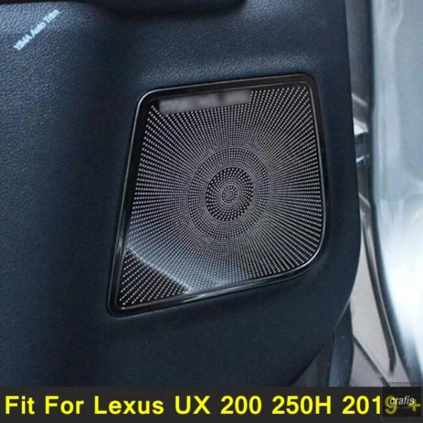 並行輸入品 レクサス UX 200 250H 2019 - 2022 用カーオーディオ スピーカー ツイーター装飾パネルドア カバー トリムアクセサリー インテ