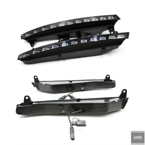 並行輸入品 アウディ Q7 用点滅式 デイタイムランニングライト フォグランプカバー 38961 パーツ 部品