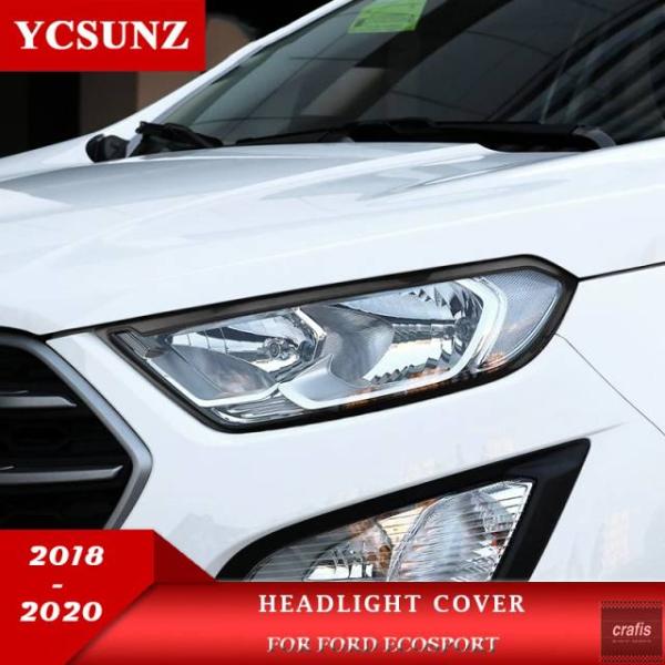 並行輸入品 フォード エコスポーツ 2018 2019 2020 用 ABS ヘッドライトカバー パーツ ランプフード カーアクセサリー YCSUNZ パーツ 