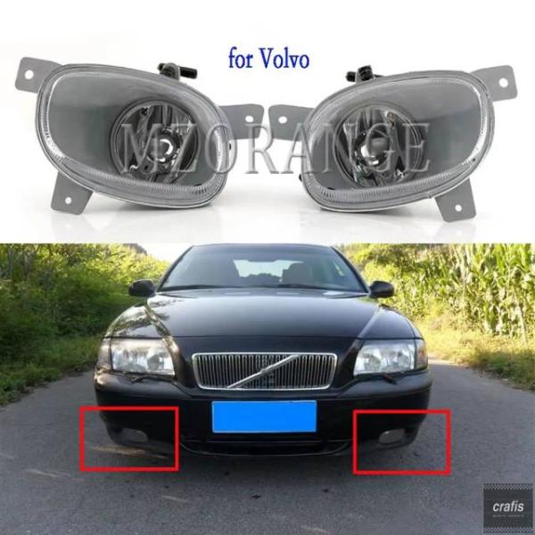 並行輸入品 ボルボ S80 MK 1999-2006 用フロント バンパー フォグランプ アクセサリー パーツ バルブなし 8620225 パーツ 部品