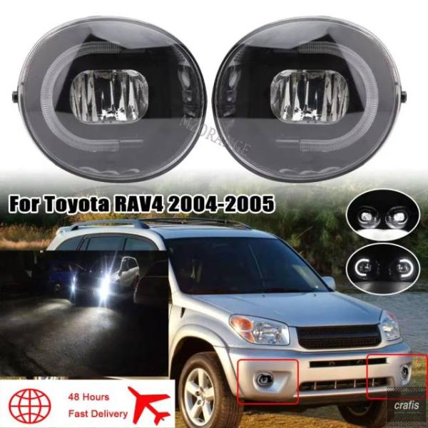 並行輸入品 トヨタ RAV4 2004 2005 用 LED フォグランプ 4Runner 用ヘッドライト DRL レクサス ES330 2006 用フォグラン