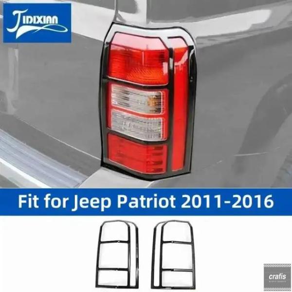 並行輸入品 ジープ パトリオット 2011-2016 用リアテールライトランプ 装飾カバー アクセサリー パーツ 部品