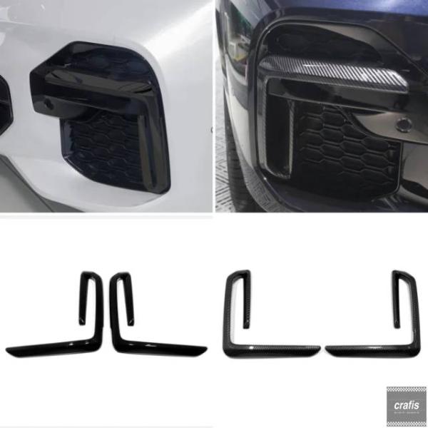 並行輸入品 Bmw X5 G05 2022 2023 アクセサリー フォグランプ ランプまぶた アイブロウ ストリップ 装飾カバートリム パーツ 部品