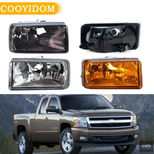 並行輸入品 シボレー シルバラード タホ サバーバン アバランチ 2007-2013 用バンパー フォグランプ ヘッドライト 2500HD 3500HD GM2
