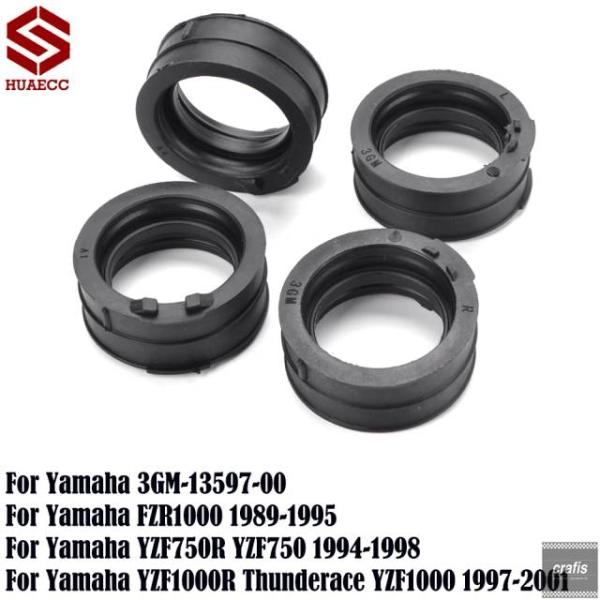 並行輸入品 ヤマハ YZF750R YZF750 FZR1000 YZF1000R Thunderace YZF1000 1997-2001 用キャブレターインターフェース マニホールドイ 1994-98 89-95 パーツ 部品