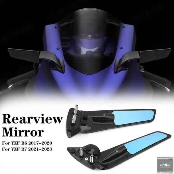 並行輸入品 ヤマハ YZF R7 2021 - 23 2017 20 用 ステルススポーツウィングレットミラーキット ステルス パーツ 部品