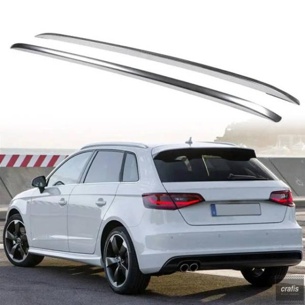 並行輸入品 アウディ A3 8V ハッチバック スポーツバック 2012 - 15 2016 19 用カーアクセサリー ルーフラック レール バー キャリア パ