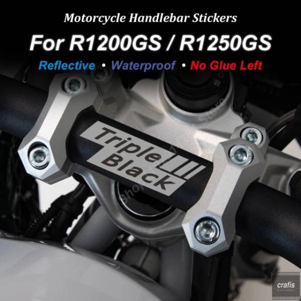 並行輸入品 BMW R1200GS Adventure Triple Black R1250GS GS1250 アクセサリー 用反射 ステッカー 2022 2023 R1250GS1200 パーツ 部品