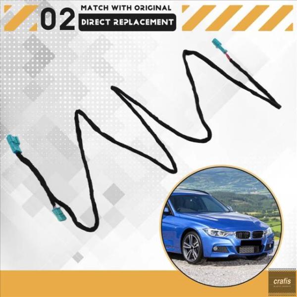並行輸入品 BMW F30 F32 F34 M3 M4 用車内ライト LED Y 字型 アダプター ケーブル ダイバーター AC ラジオフットウェル パーツ 部