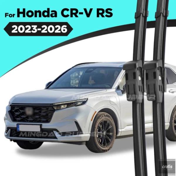 並行輸入品 For Honda CR-V RS 2023-2026 2024 2025 Wiper Front Blades Windshield Windscreen Window Brush 24 インチ+19 インチ パーツ 部品