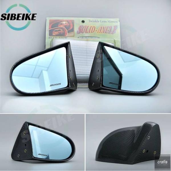 並行輸入品 ホンダ レーシングスプーンスタイルミラー 車用 リアビューサイドミラー シビック EG EK ハッチバック セダン用 パーツ 部品