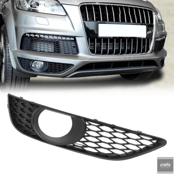 並行輸入品 アウディ Q7 スポーツ 4L S-Line バンパー 2010-2015 用 左 右フロント フォグランプグリルカバー 1個 4L0807675C