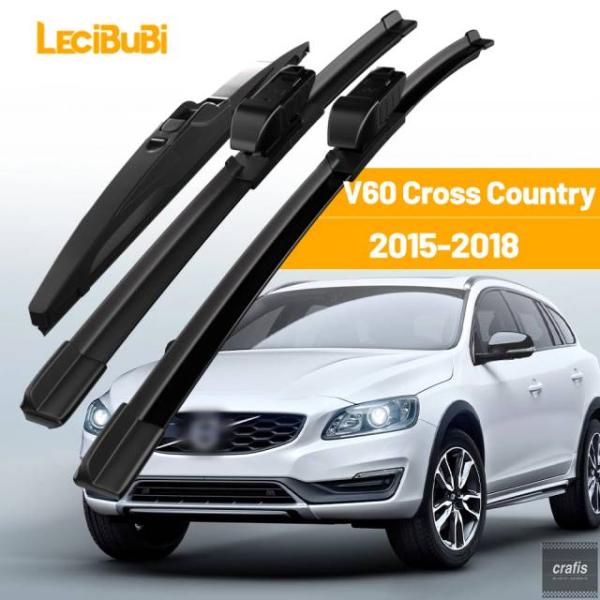 並行輸入品 ボルボ V60 クロスカントリー 2015-2018 用 フロント リア ワイパー ブレード 2016 2017 アクセサリー 1セット パーツ 部