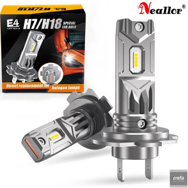 並行輸入品 BMW E87 E91 E70 E61 E39 X3 E83 用 H7 LED Canbus ヘッドライト カーバルブ 12V ダイオードランプ高出