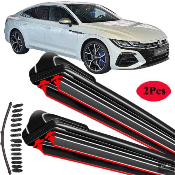 並行輸入品 フォルクスワーゲン VW アルテオン 2017 - 20 用 フロント ガラス ワイパー カーアクセサリー ブラシ ウォッシャー カーワイパー ブレ
