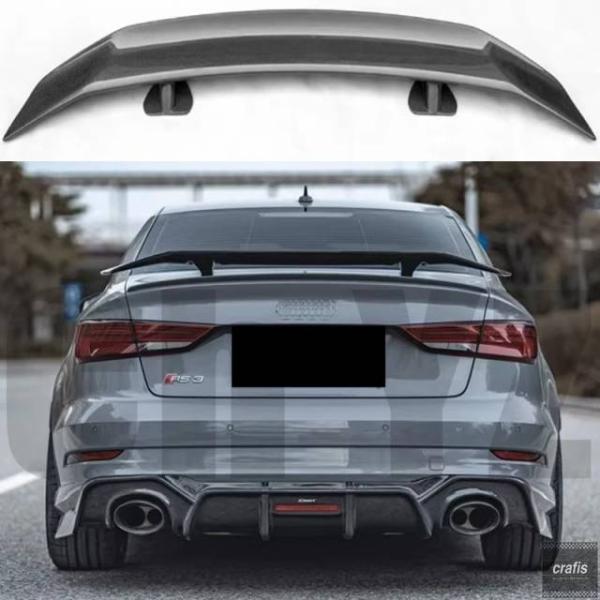 並行輸入品 アウディ RS S A3 A4 A5 A6 B8 B8.5 B9 B9.5 スポーツバック MP GT スタイル ABS カーボン リアスポイラー 