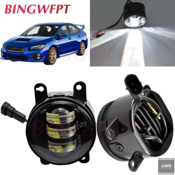 並行輸入品 スバル フォレスター WRXSTIBRZXV レガシィジャスティアウトバックインプレッサレヴォーグ用 LED フォグランプ 2個セット パーツ 部品