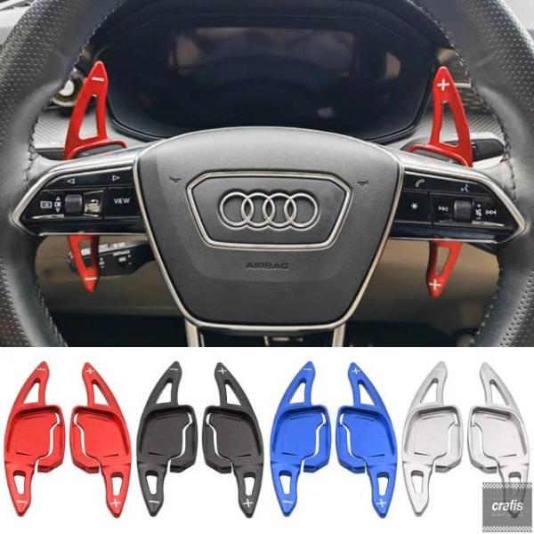 並行輸入品 アウディ A6 S6 C8 A7 S7 4K A8 S8 Q8 E-tron Sportback 2019-2024 用 ステアリングホイール パド