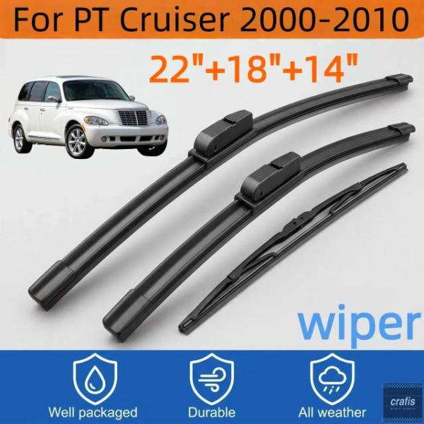 並行輸入品 クライスラー PT クルーザー 2000-2010 用フロント リアワイパー ブレード フロント リア 2005 2006 1セット 36982 パ