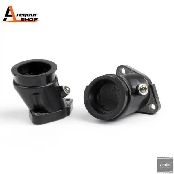 並行輸入品 ホンダ レブル CA250 CMX250 用キャブレター 吸気 マニホールド ブーツパイプ 2個 パーツ 部品