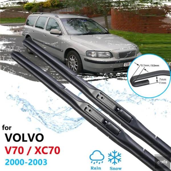 並行輸入品 ボルボ V70 XC70 用ワイパー ブレード フロント ウィンドウ ウィンドスクリーン ウィンドシールド ワイパー カーアクセサリ 36586 パ