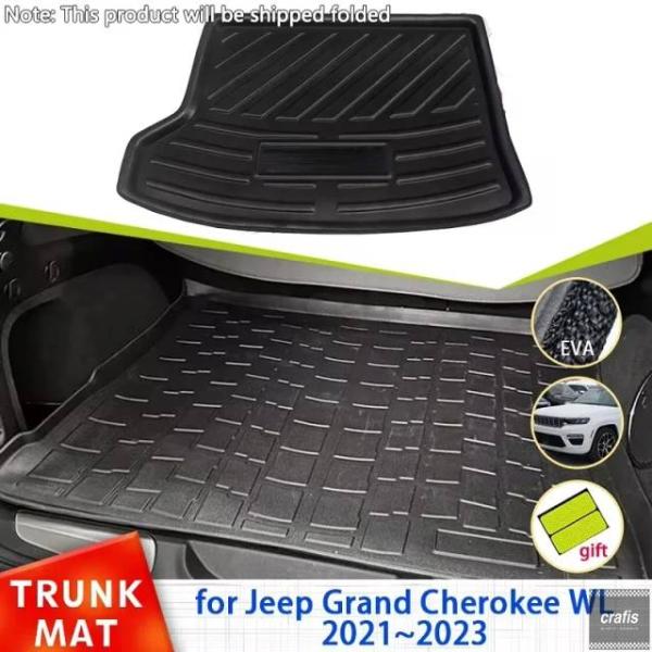 並行輸入品 ジープ グランドチェロキー WL 2022 5 2021~2023 MK5 用アクセサリー 車用 リアトランクマット フロアトレイライナー カーゴブ