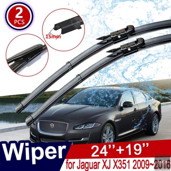 並行輸入品 ジャガー XJ X351 2009〜2016 2010 - 13 2014 2015 用 フロント ガラス ワイパー ブレード カーアクセサリー パ