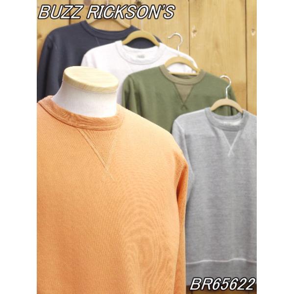 BUZZ RICKSON'S バズリクソンズ SET-IN CREW NECK SWEAT SHIRT 無地